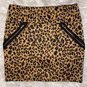 Mini Cheetah Skirt